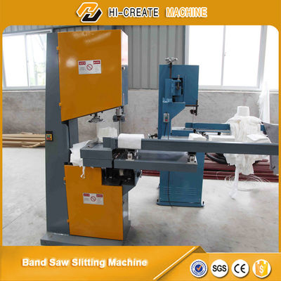Semi Auto 1.5KW Paper Band Saw Slitting Machine
