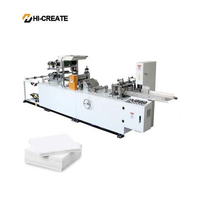 Fully Automatic Napkin Paper Making Machine Restaurant Napkins Printing Machinery For Sale
