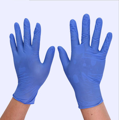 Non Medical AQL1.5 Disposable Nitrile Gloves Chemical Resistance