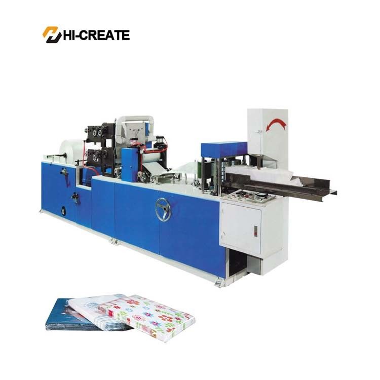 1/8 Folding 380V 50HZ 3.6KW Tissue Manufacturing Machine