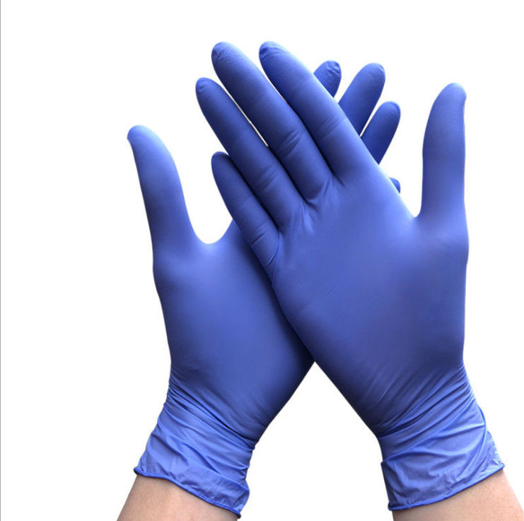 Non Medical AQL1.5 Disposable Nitrile Gloves Chemical Resistance