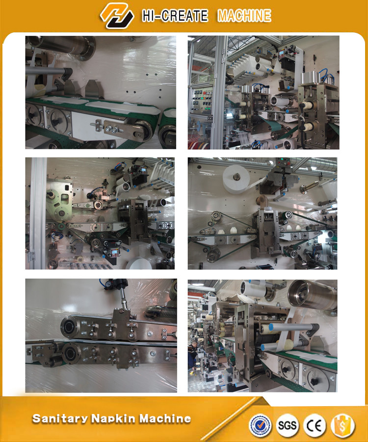 Second hand sanitary pad making machine