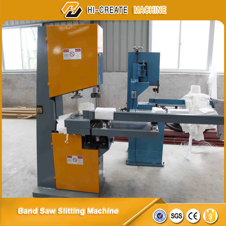Semi Auto 1.5KW Paper Band Saw Slitting Machine