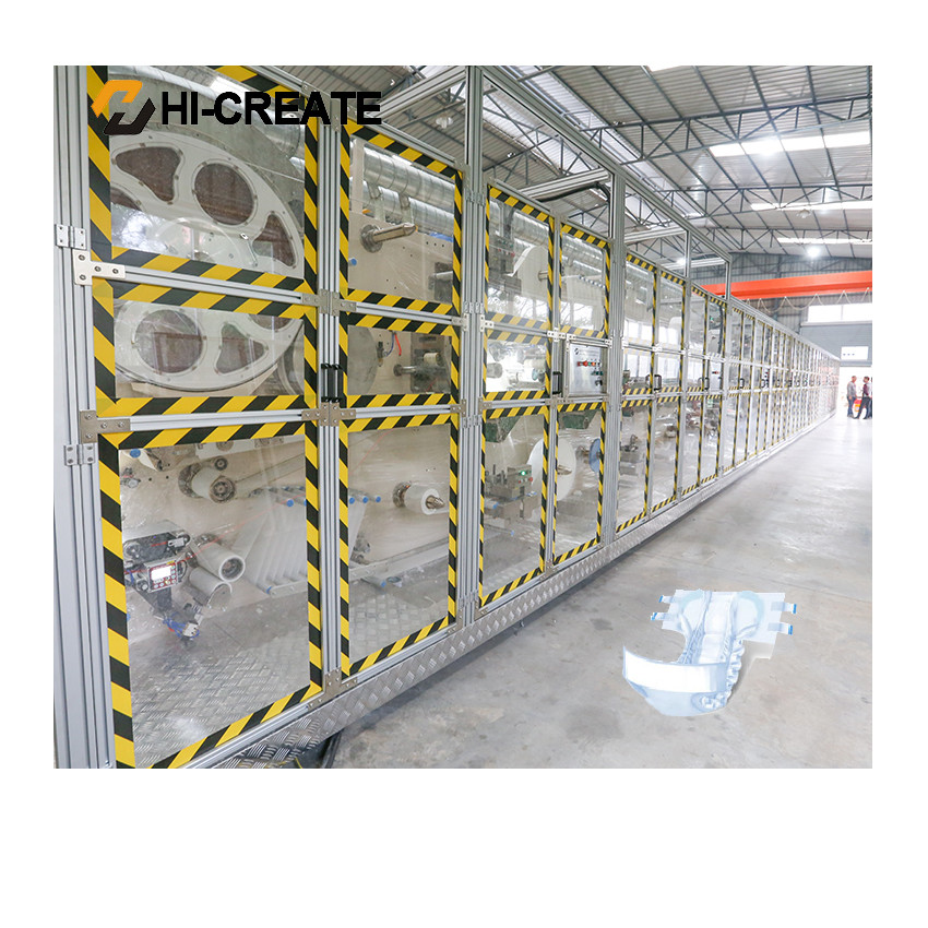 Automated 500pcs/Min 50T Adult Diaper Machine