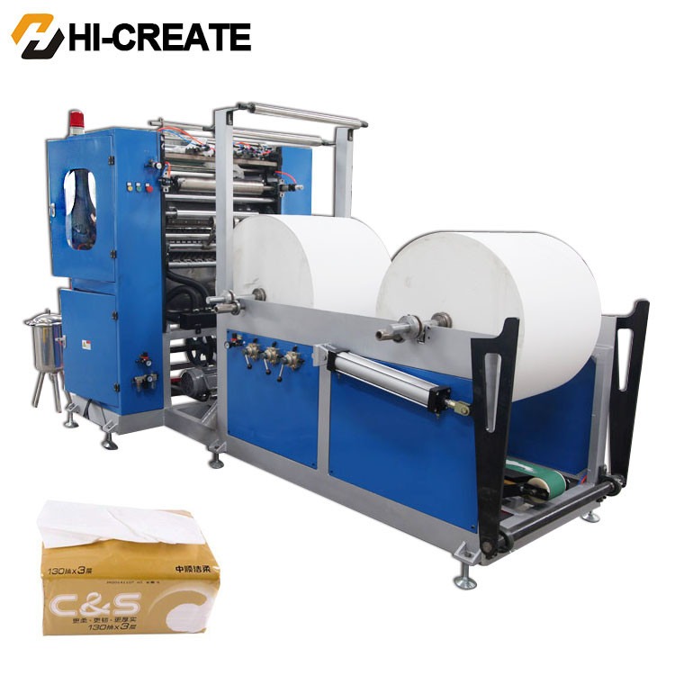 CE 1.8T 400pcs/Min Tissue Manufacturing Machine