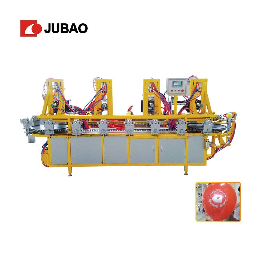 Low Noise Balloon Screen Printing Machine Multi Colors Provide Technical Training